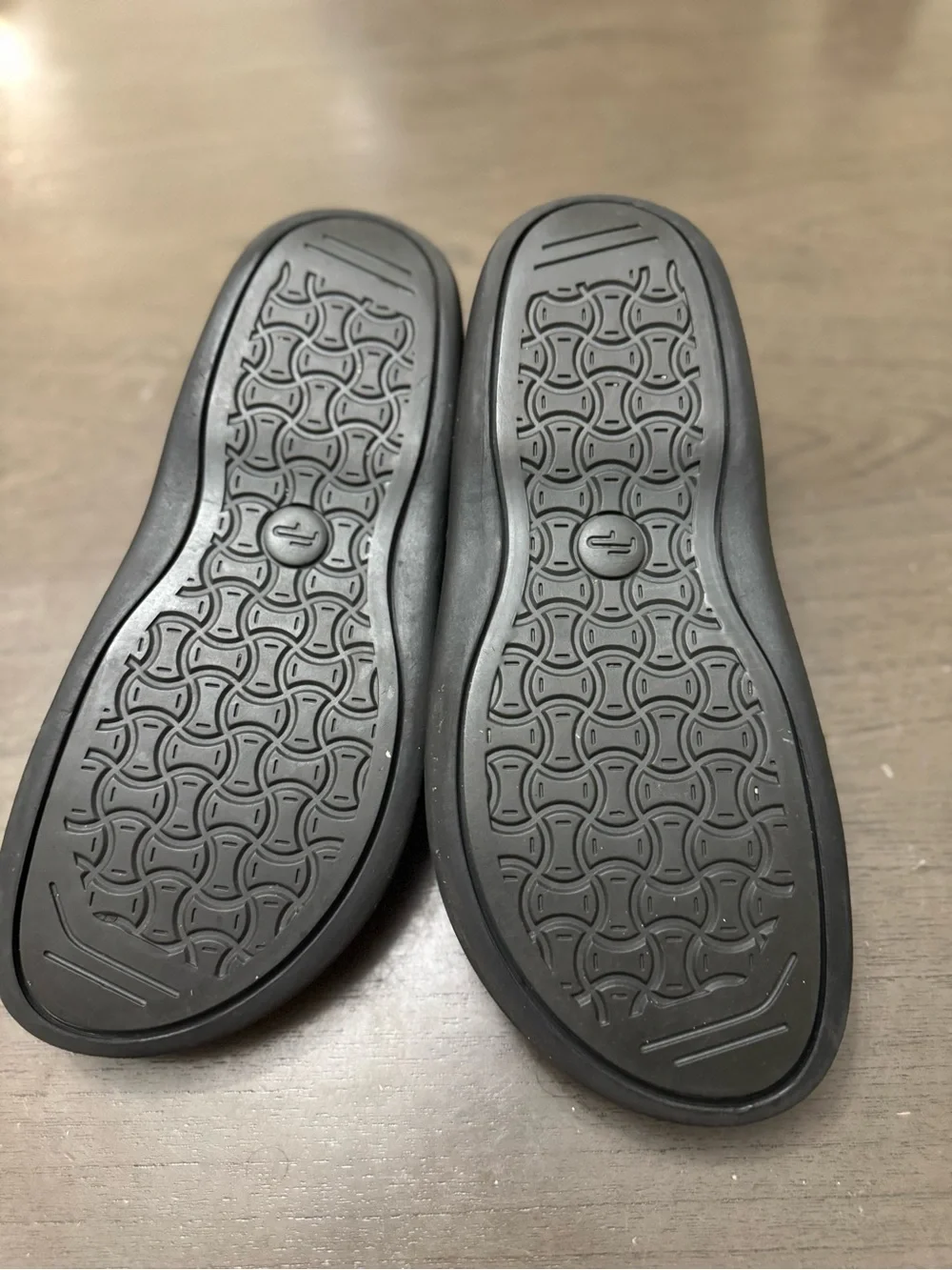 Footprints by Birkenstock mens black leather slip on shoes size EU 45. US 12.